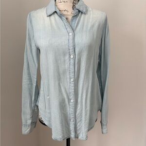 Thread & Supply Sky Blue Casual Shirt Xsmall